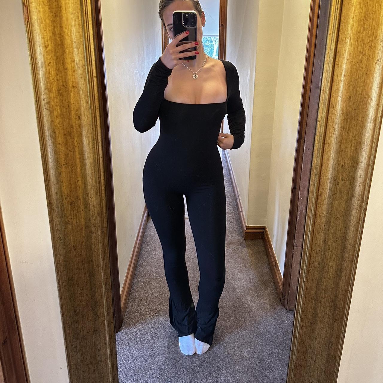 Stunning Oh Polly long sleeve square neck jumpsuit . Depop