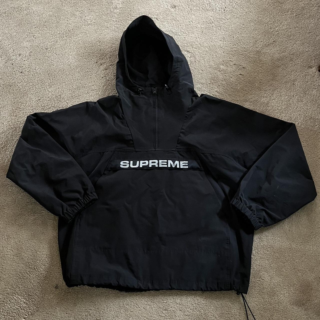 Supreme Heavy Nylon Anorak black Large