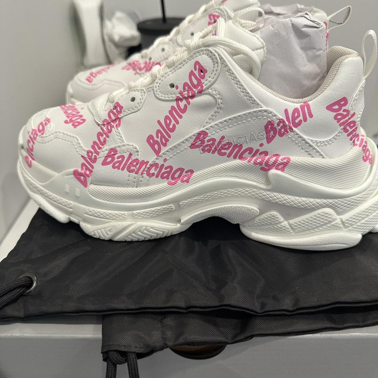 Balenciaga runners women on sale white