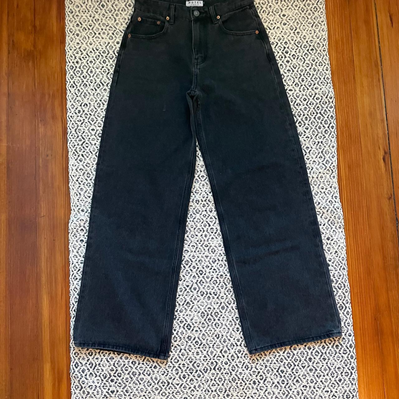 Motel Rocks baggy black jeans. Sit nicely on hips,... - Depop