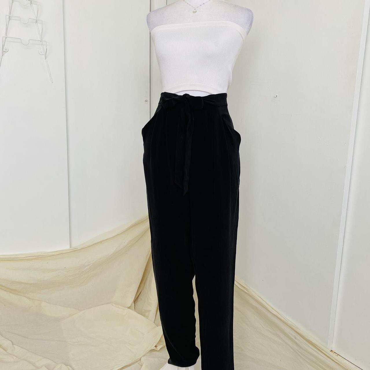 Bootcut pants wide leg. Black with Marled gray upper - Depop