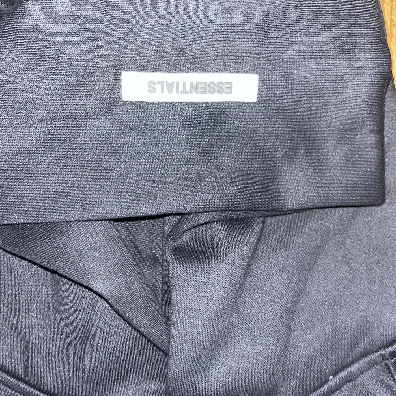 ESSENTIALS black hoodie - Depop