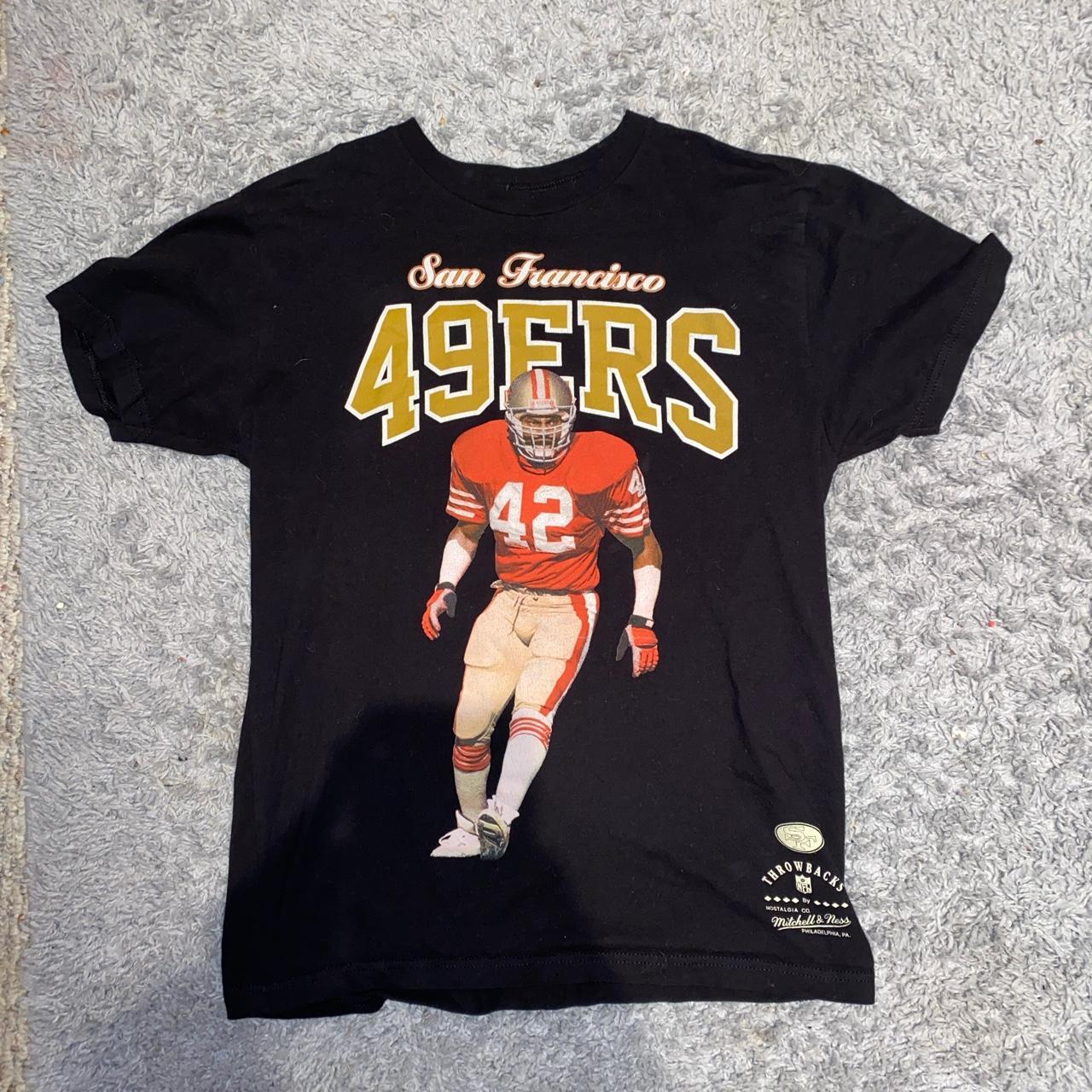 Mitchell and ness ronnie lott hot sale throwback jersey