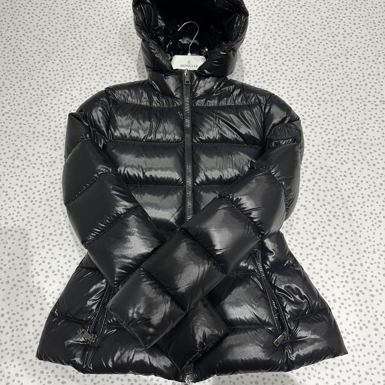 Black women’s Moncler jacket in perfect condition. A... - Depop