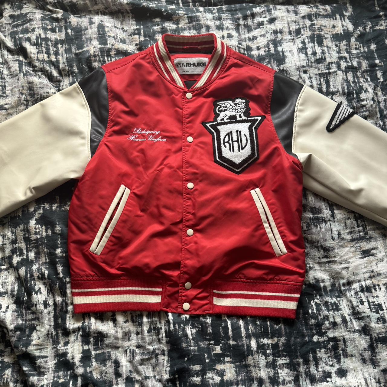 ❇️Zara x Rhuigi varsity jacket ⚛️Size: S {true to | Depop