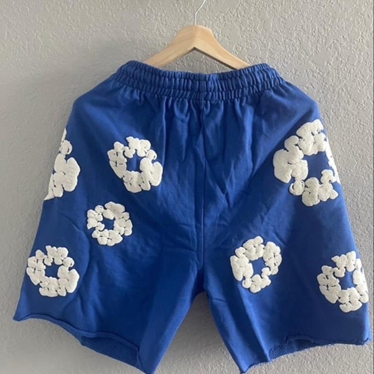 Denim Tears Shorts Blue Brand new Ships in 1-3... - Depop