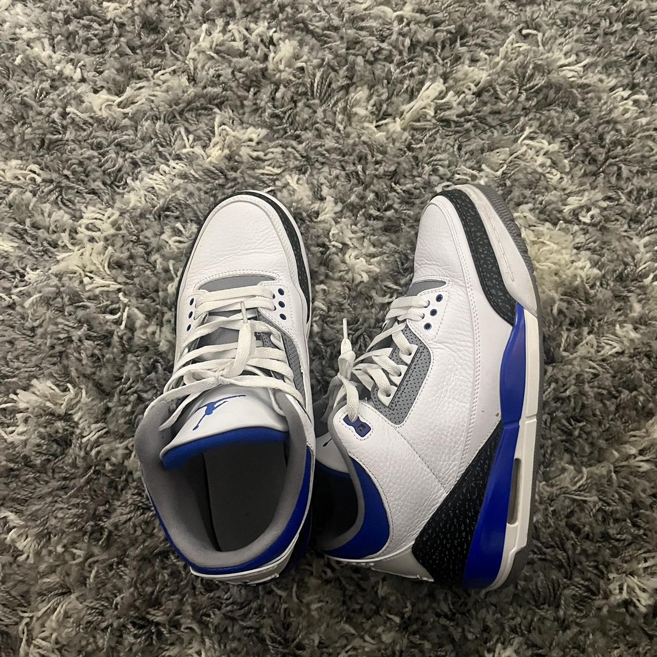 Jordan 3 Royal blue - Depop