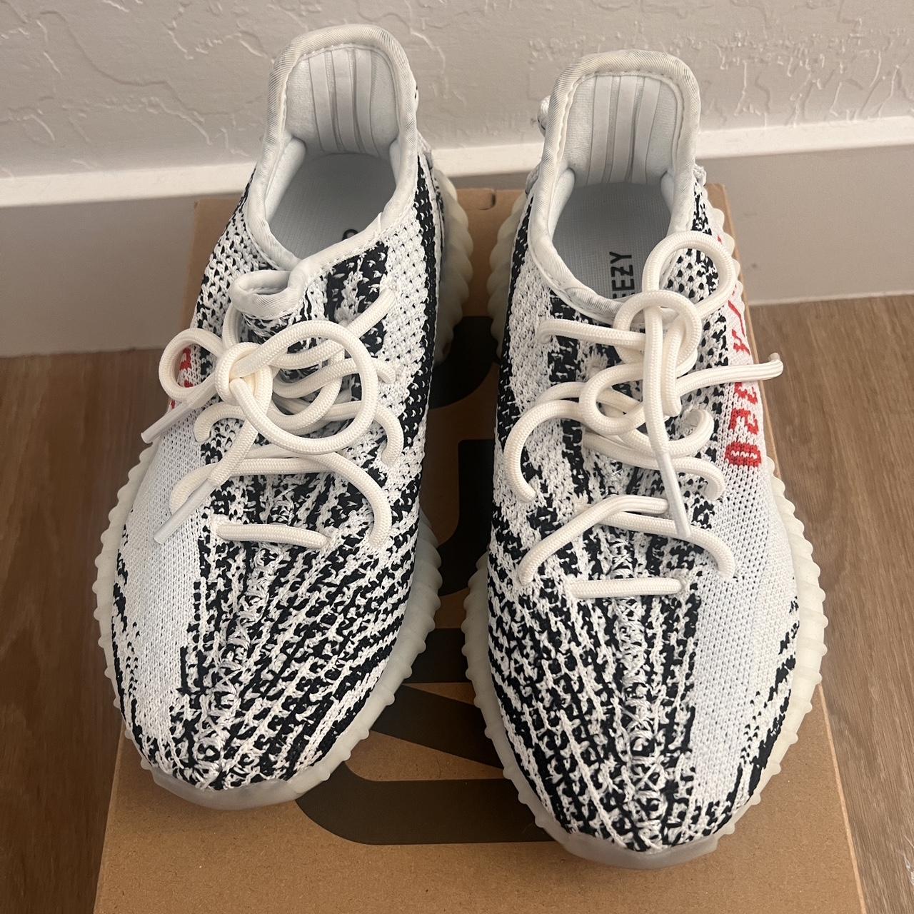 zebra yeezy size 4