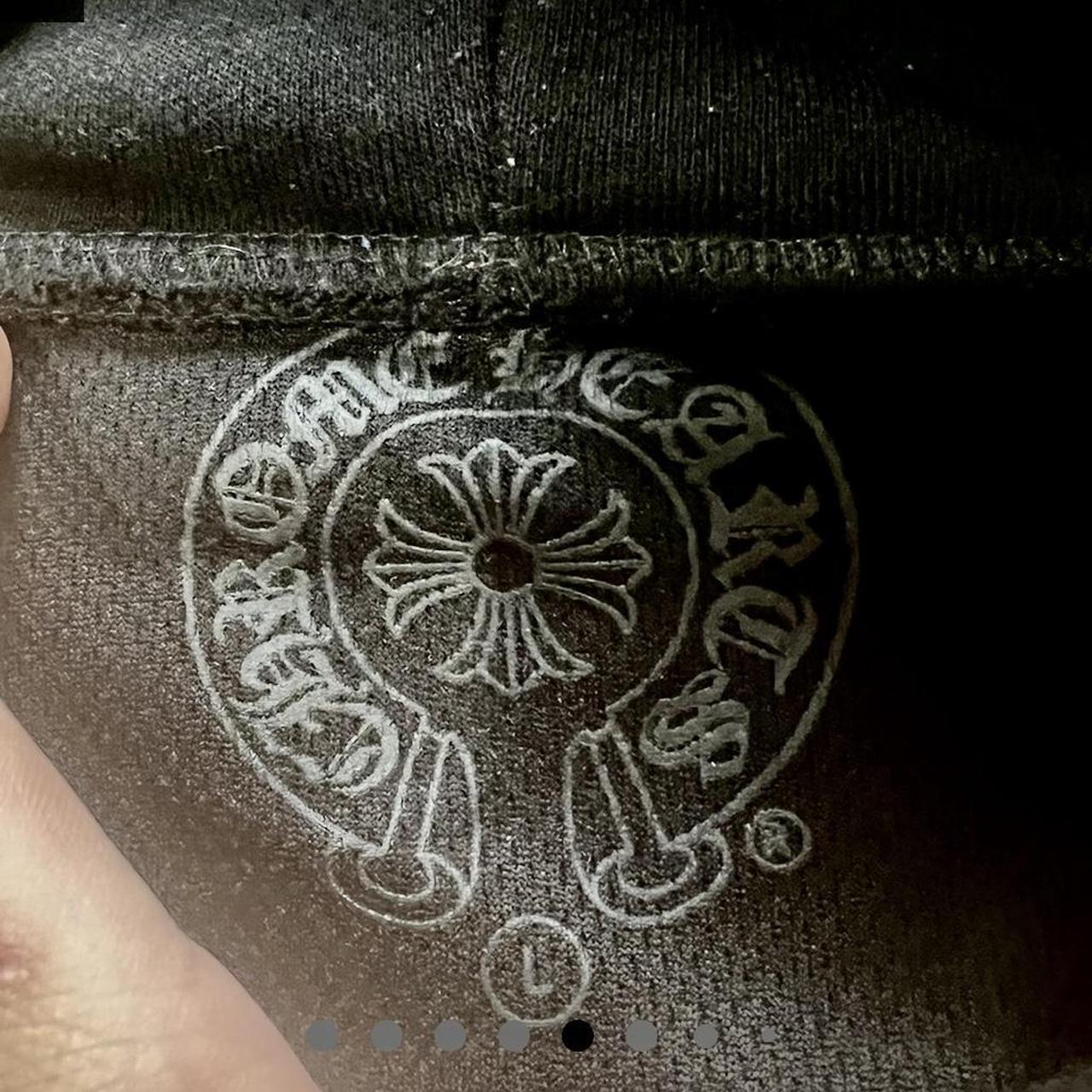 Rare CHROME HEARTS New York horseshoe floral sleeve, | Depop