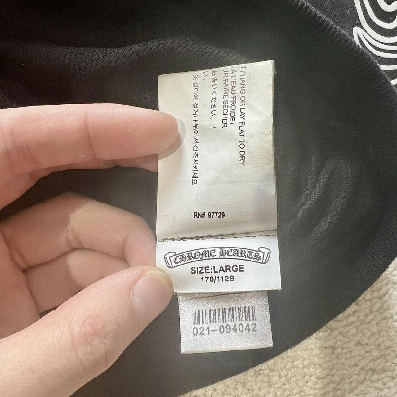トップス CHROME HEARTS Rare CHROME HEARTS New York horseshoe floral sleeve, | Depop