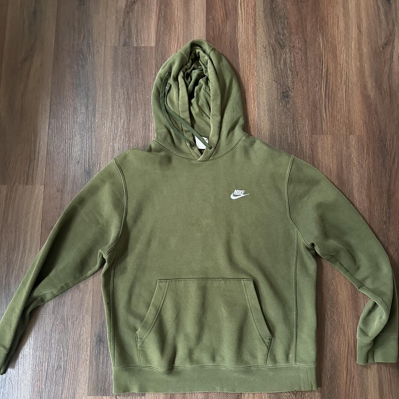 Khaki green nike jumper on sale