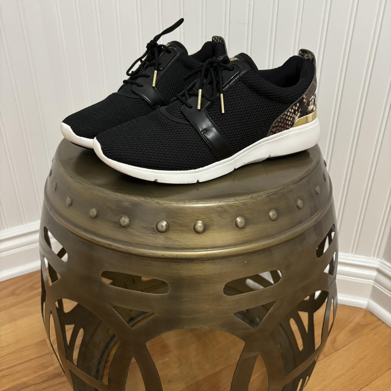 Michael kors sneakers deals black and gold