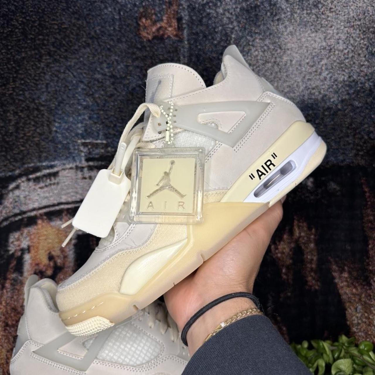 cream jordan 4 off white