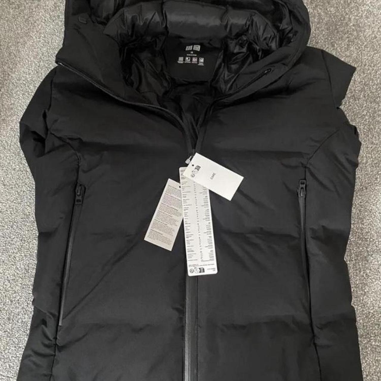 Black Uniqlo Seamless Down Parka Uniqlo Seamless... - Depop