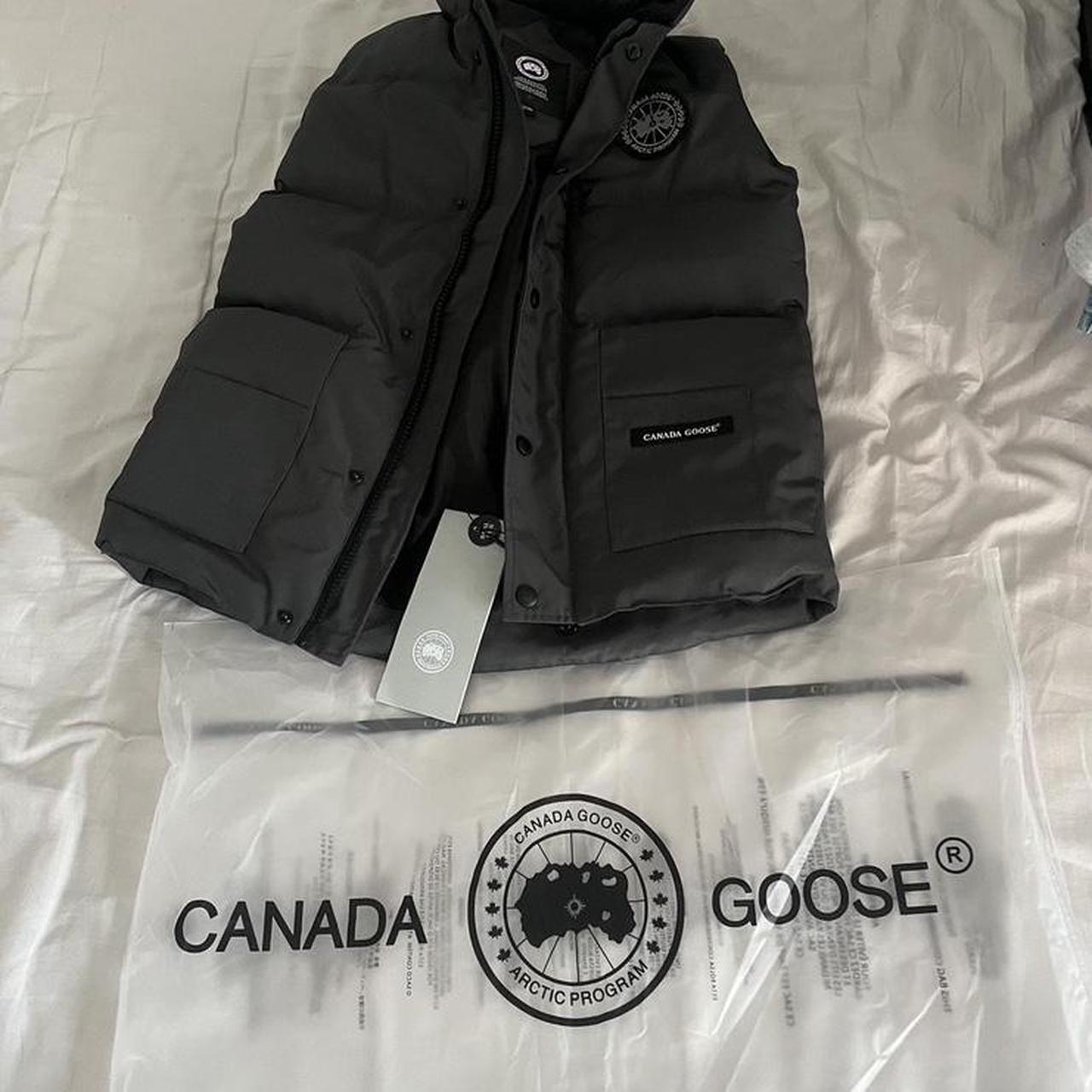 Grey Canada Goose Gilet Rare Grey Canada Goose... - Depop