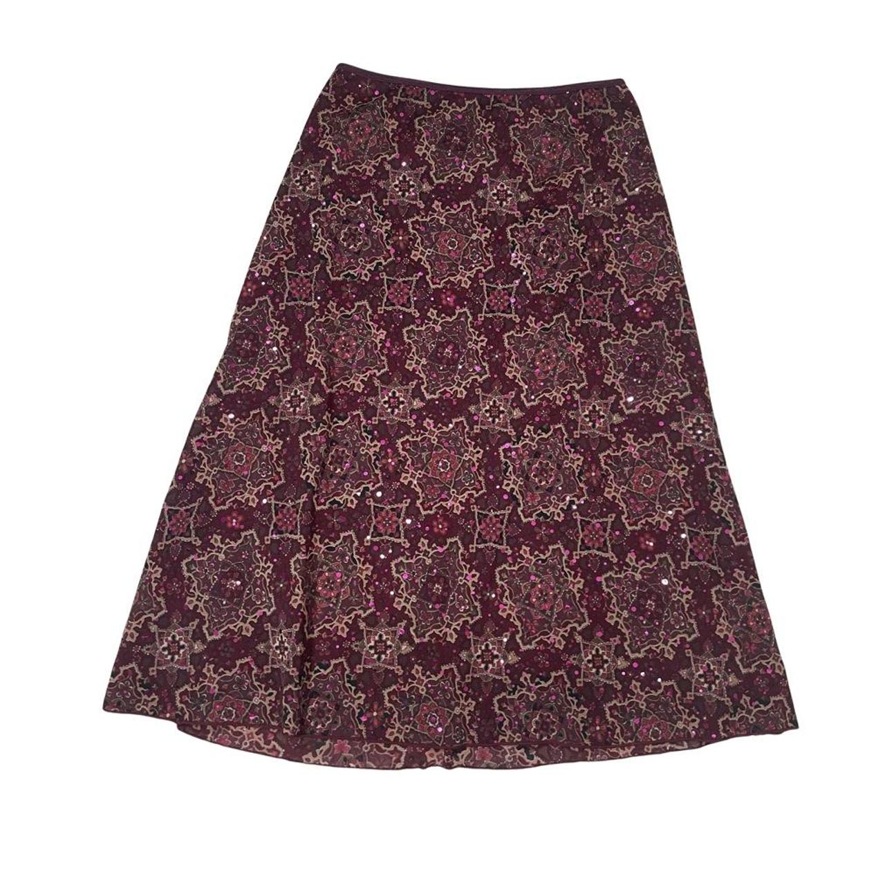 VINTAGE PURPLE SEQUENCE SKIRT Great condition,... - Depop