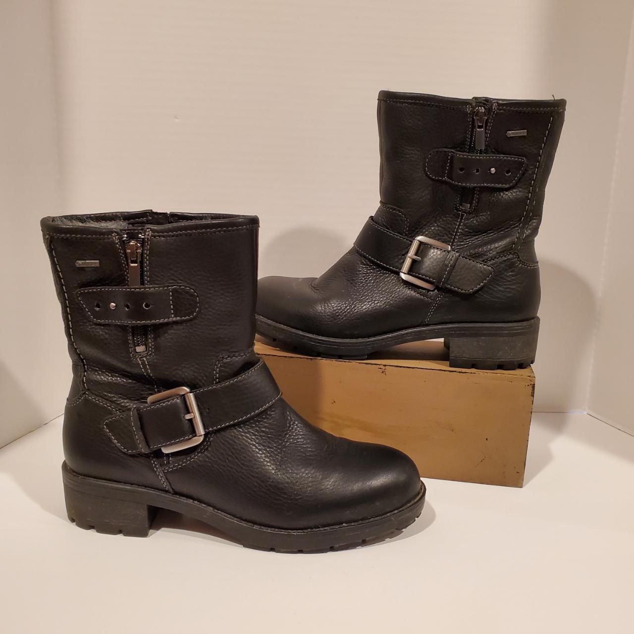 Clarks biker deals boots