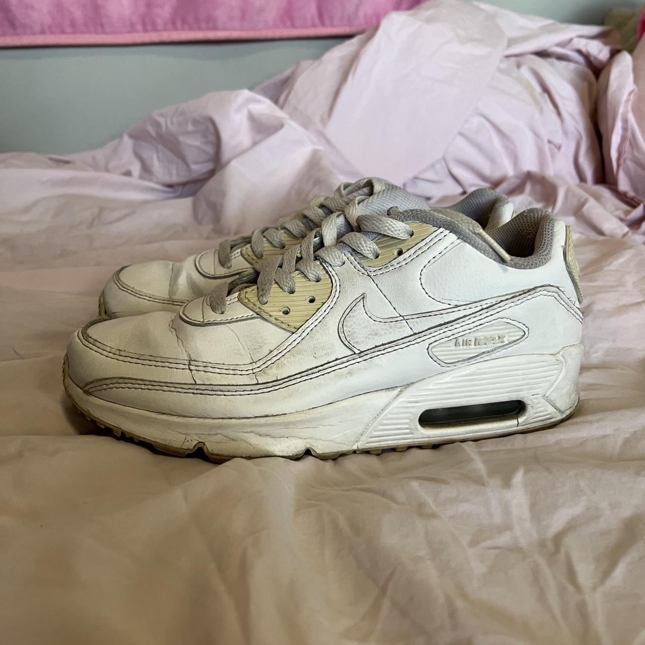 White Air Maxes Youth 5.5 just needs a good cleaning ) Depop
