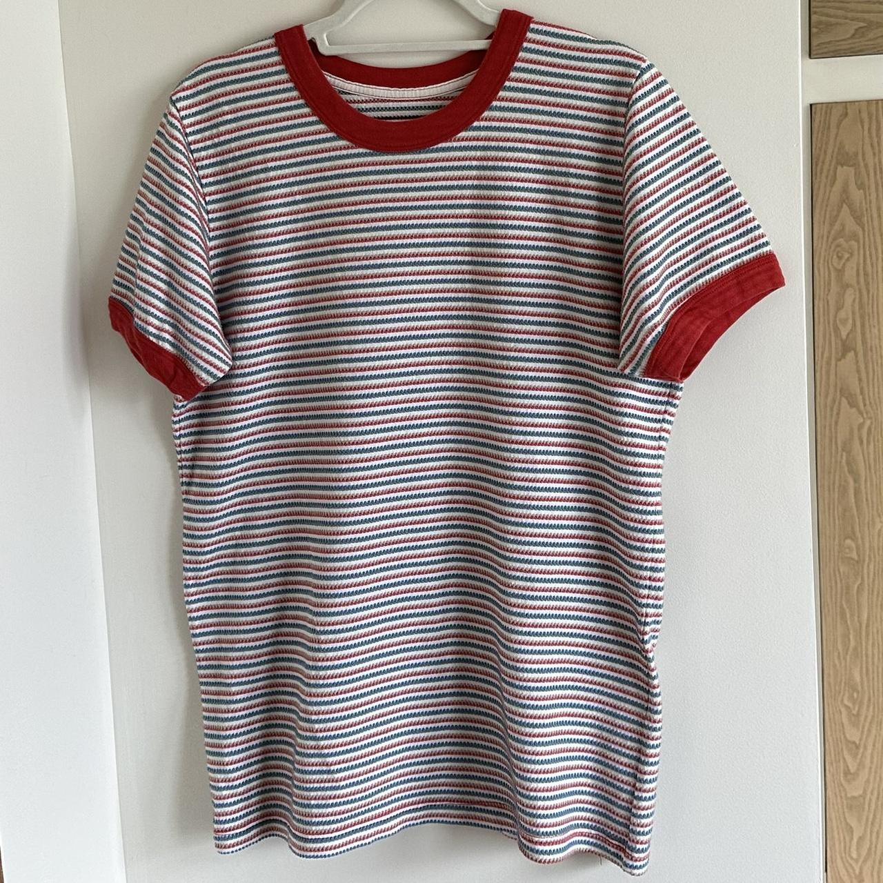 Big bud press ribbed striped shirt - Depop