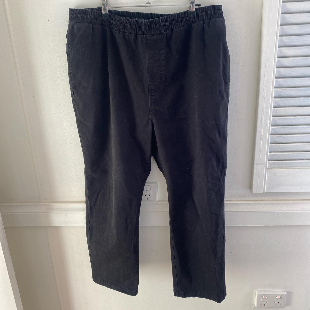 Stussy Drawstring black pants. - Depop