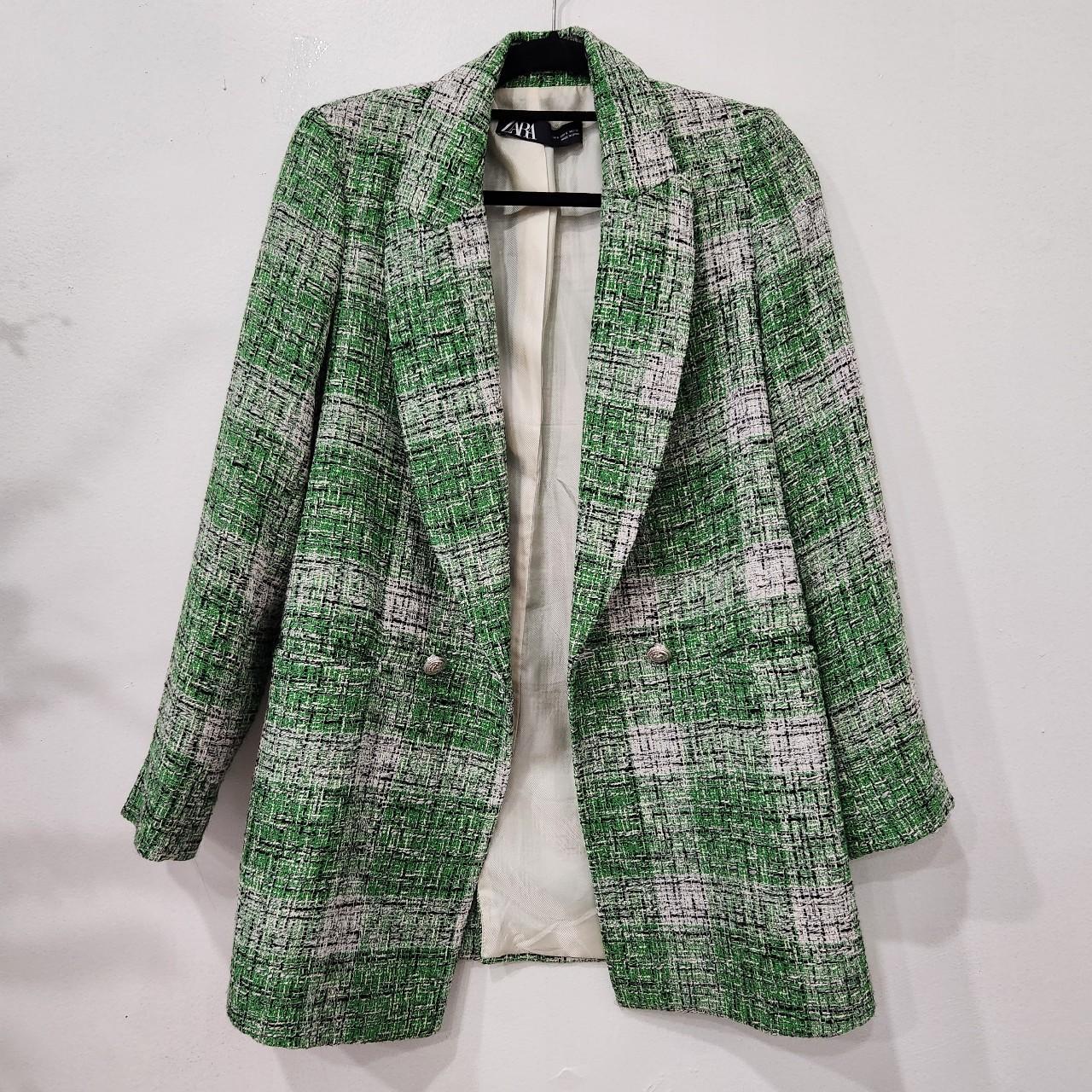 Zara tweed cheap frock coat