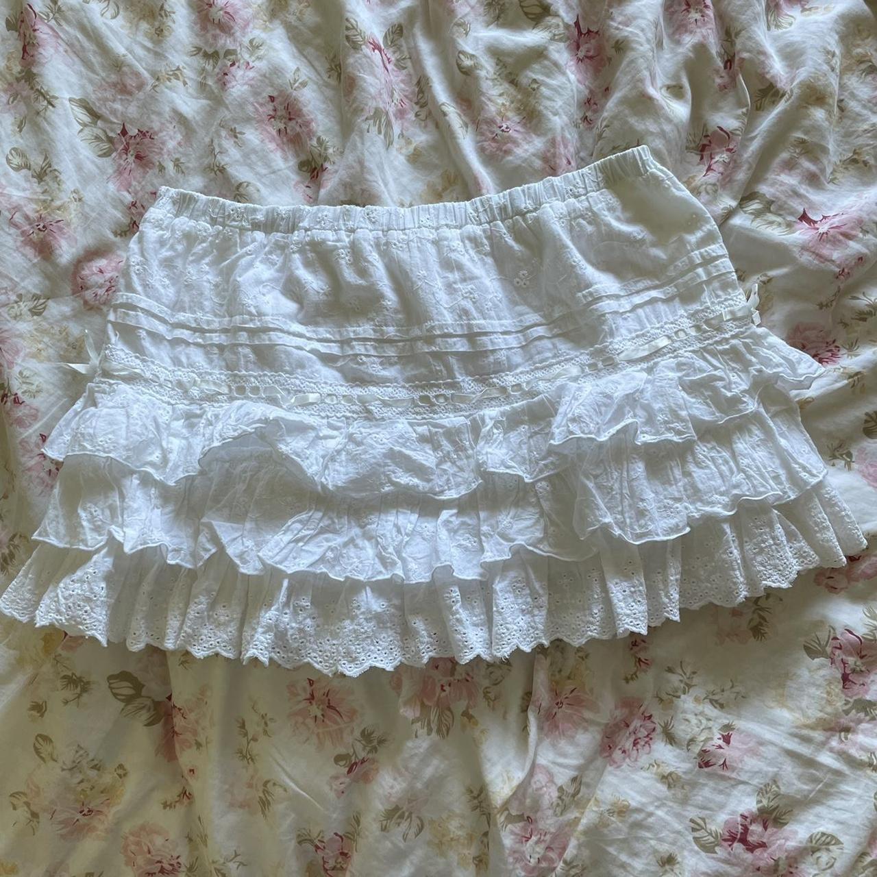 Liz Lisa Skirt Small yellow stains on the side of... - Depop