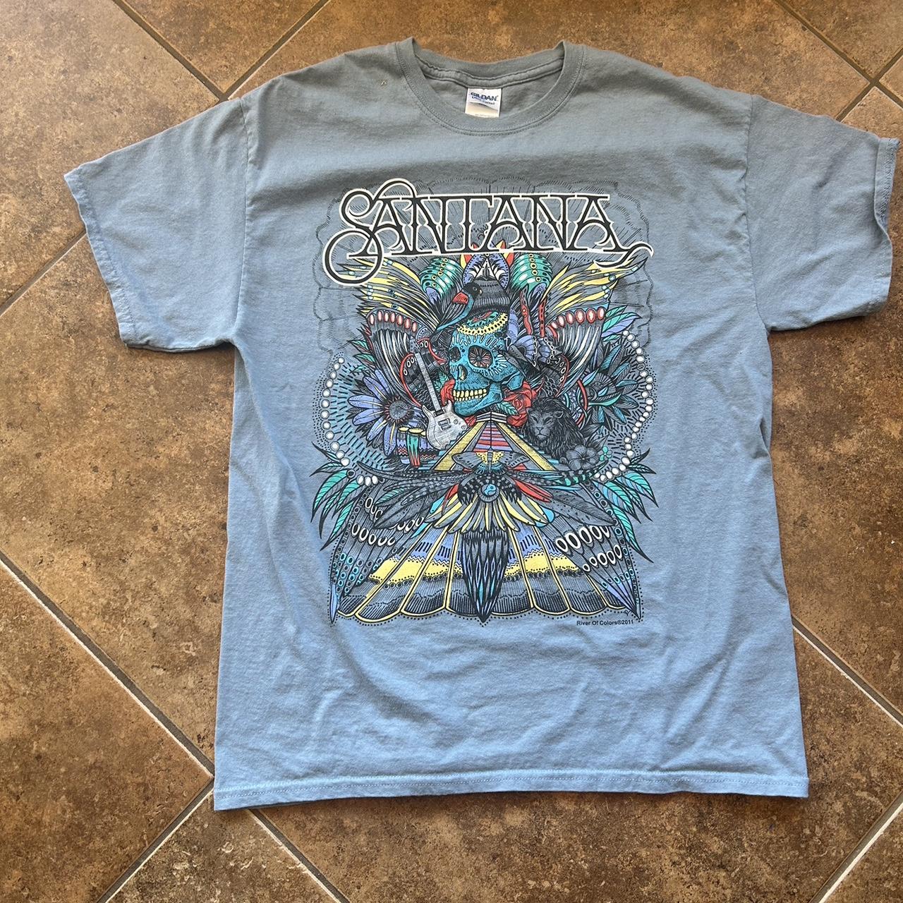 2011 Santana Artist tee with cool graphic Size... - Depop