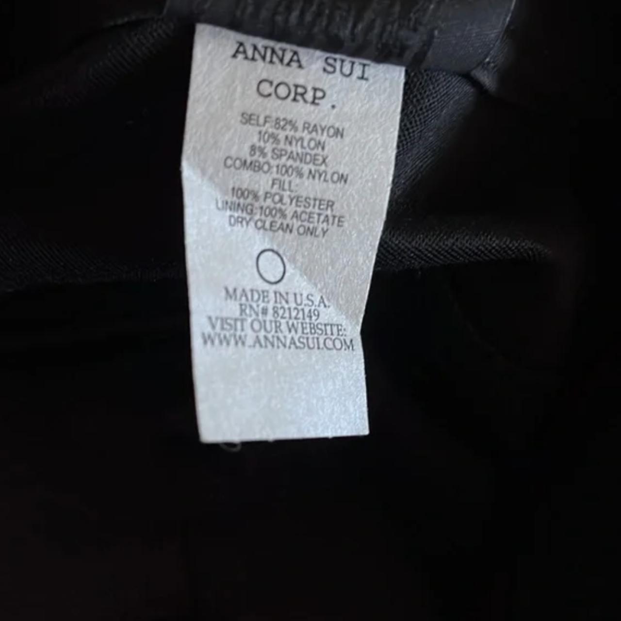 Anna Sui Women's Grey and Black Skirt (4)