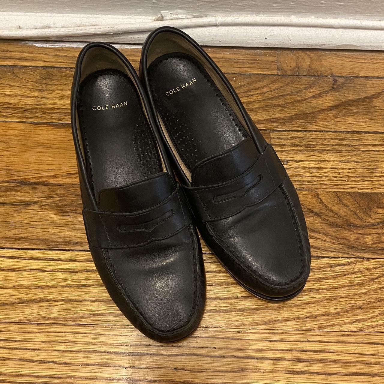 black cole haan loafers size 5.5 | I love these!... - Depop