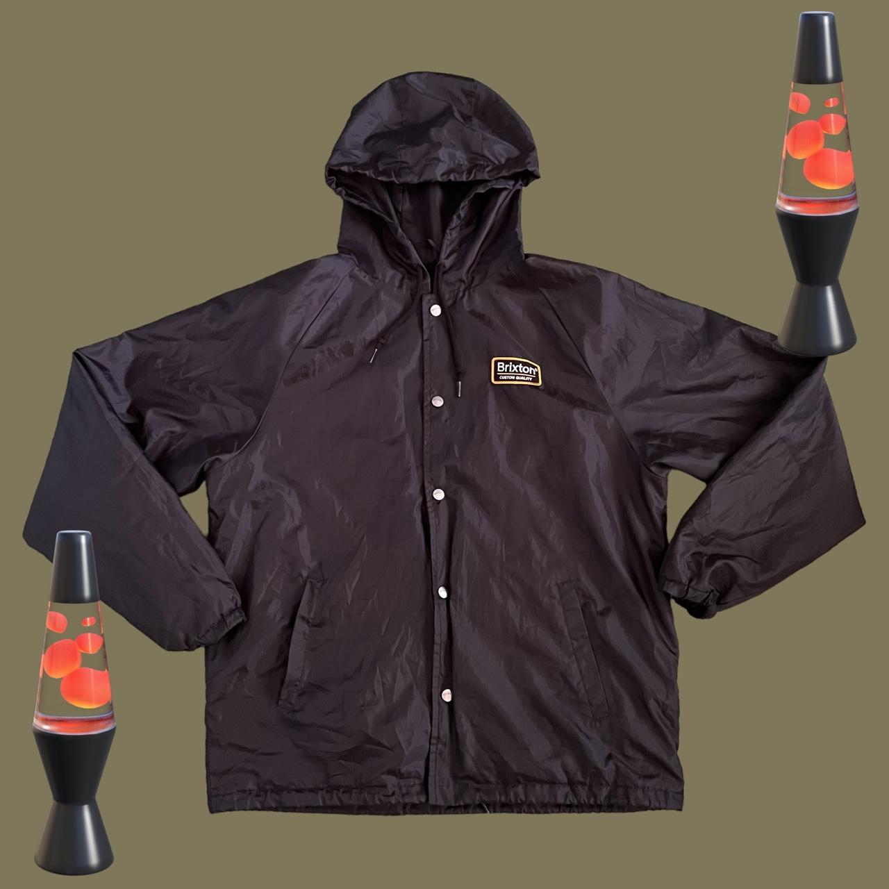 Brixton Men's Black and Gold Jacket