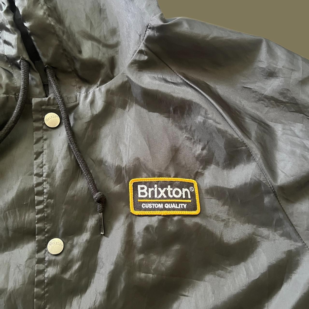 Brixton Men's Black and Gold Jacket (2)