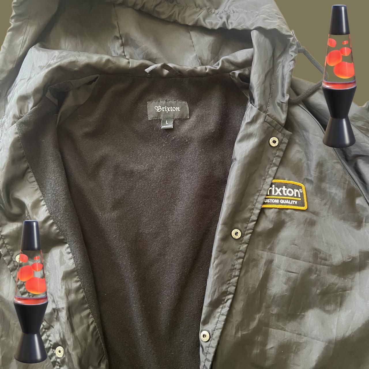 Brixton Men's Black and Gold Jacket (4)