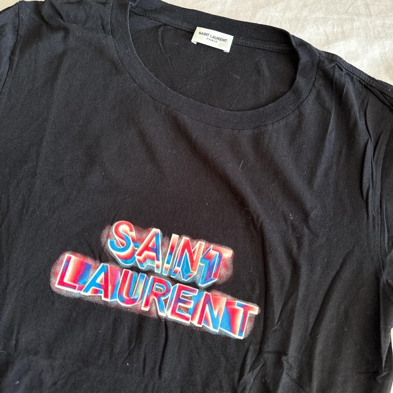 SAINT LAURENT TSHIRT, No size on the However