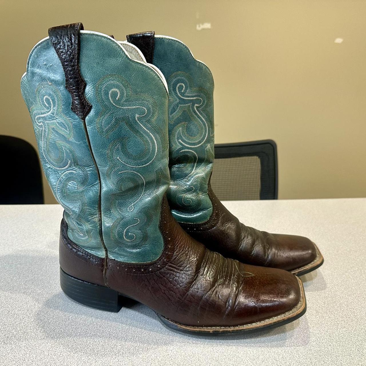 Ariat quickdraw brown oiled rowdy best sale