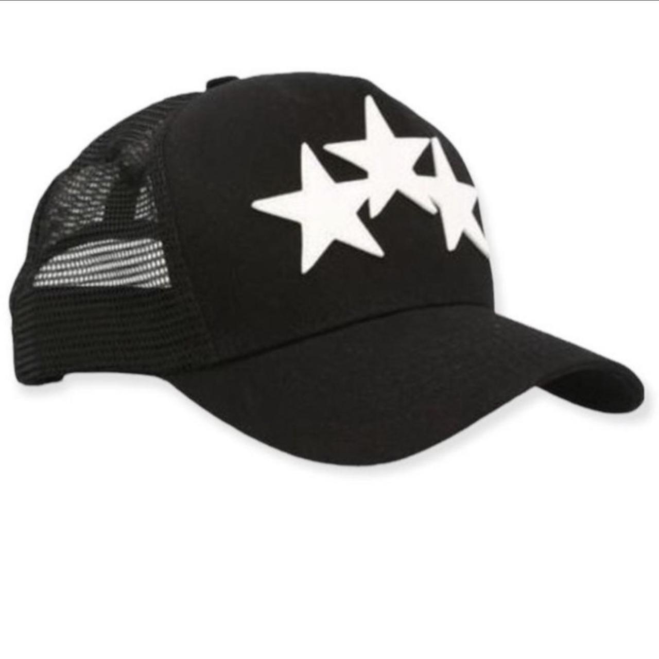 Amiri deals 3 star trucker hat