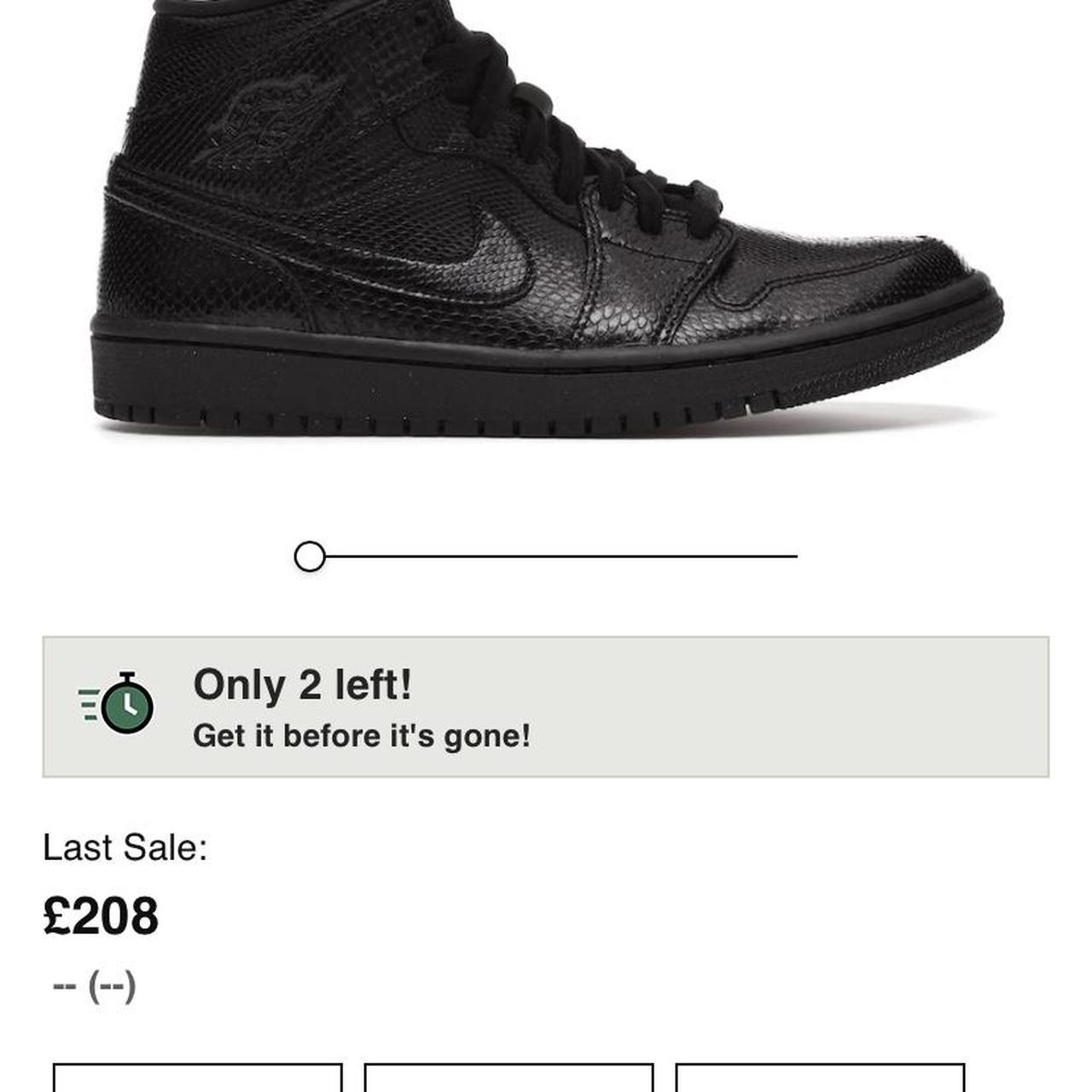 nike air jordan 1 mid wmns snakeskin black