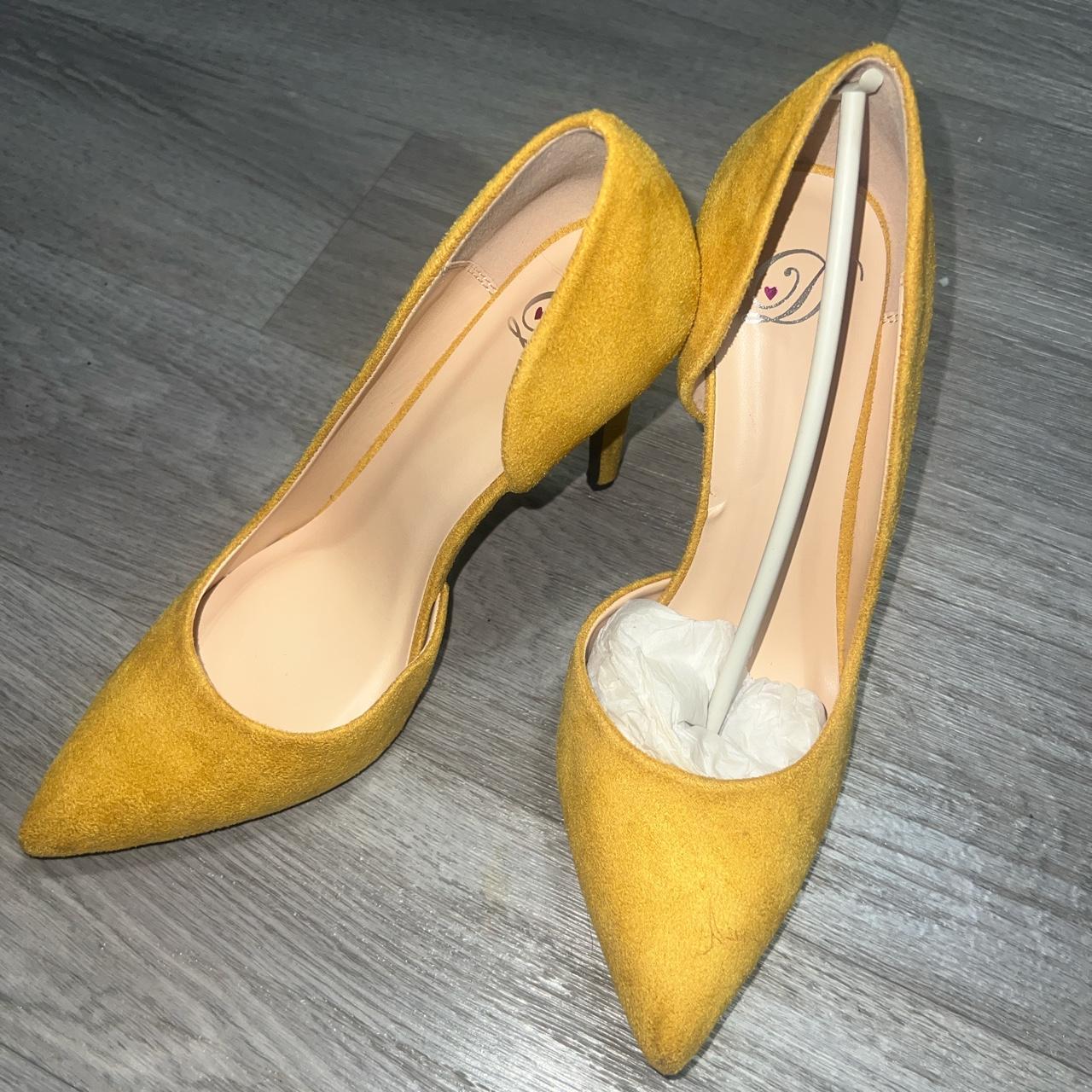 Yellow Mustard Women Pumps Size 8. Brand New. Great. Depop