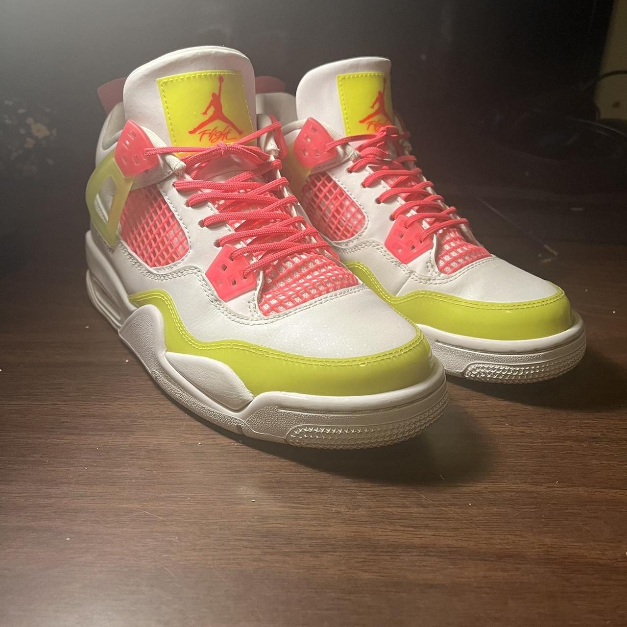 Venom Pink Jordan 4s Pink And Yellow Lemon Venom Jordan Size