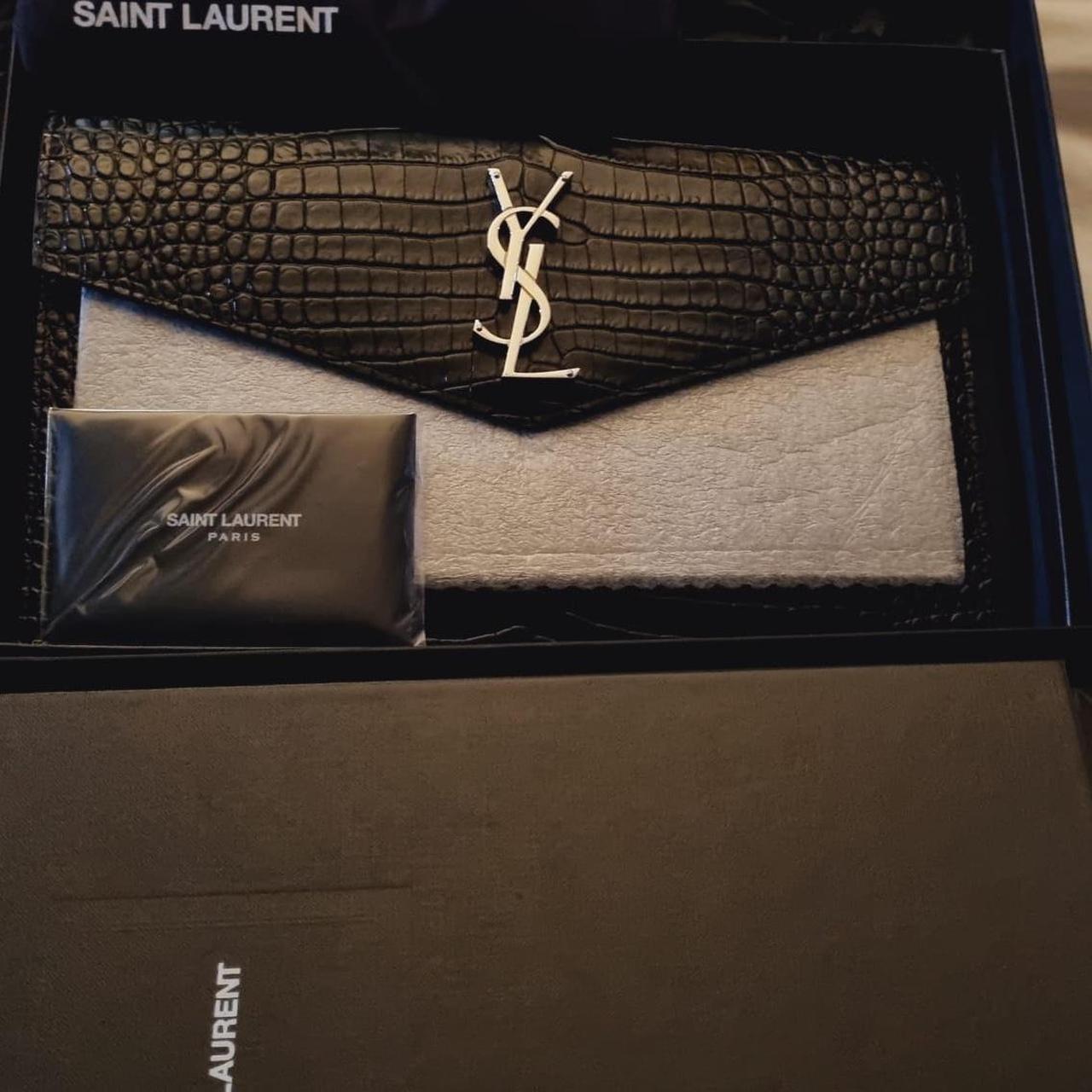 Uptown Canvas Clutch Pouch Clutch Saint Laurent Uptown Baby Pouch