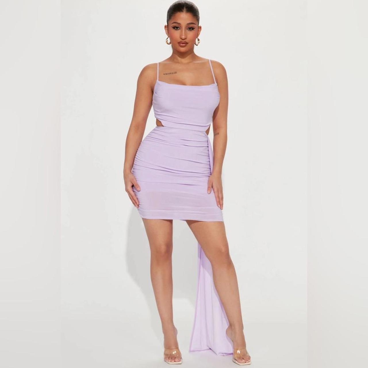 🌟 Fashion Nova Chiarra Mini Dress Lavender