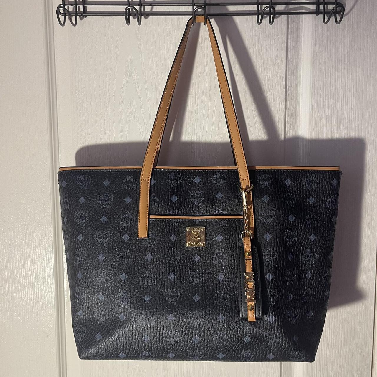 Mcm anya shop tote bag