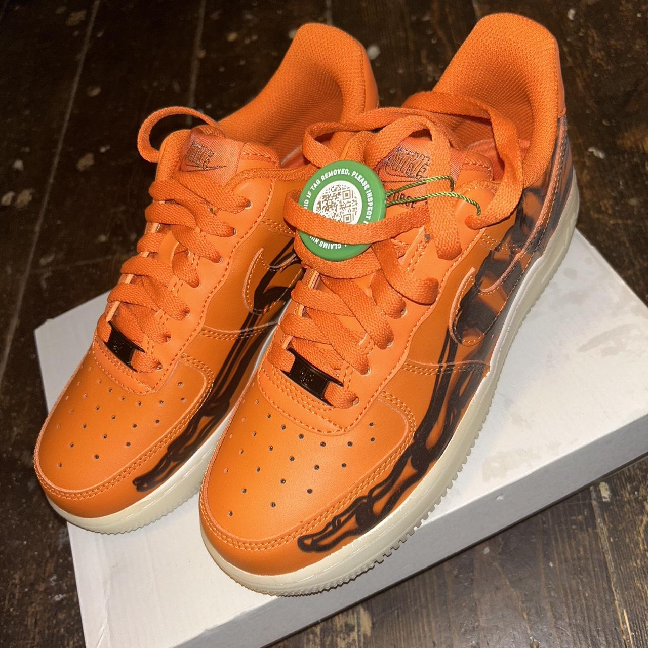 nike orange skeleton