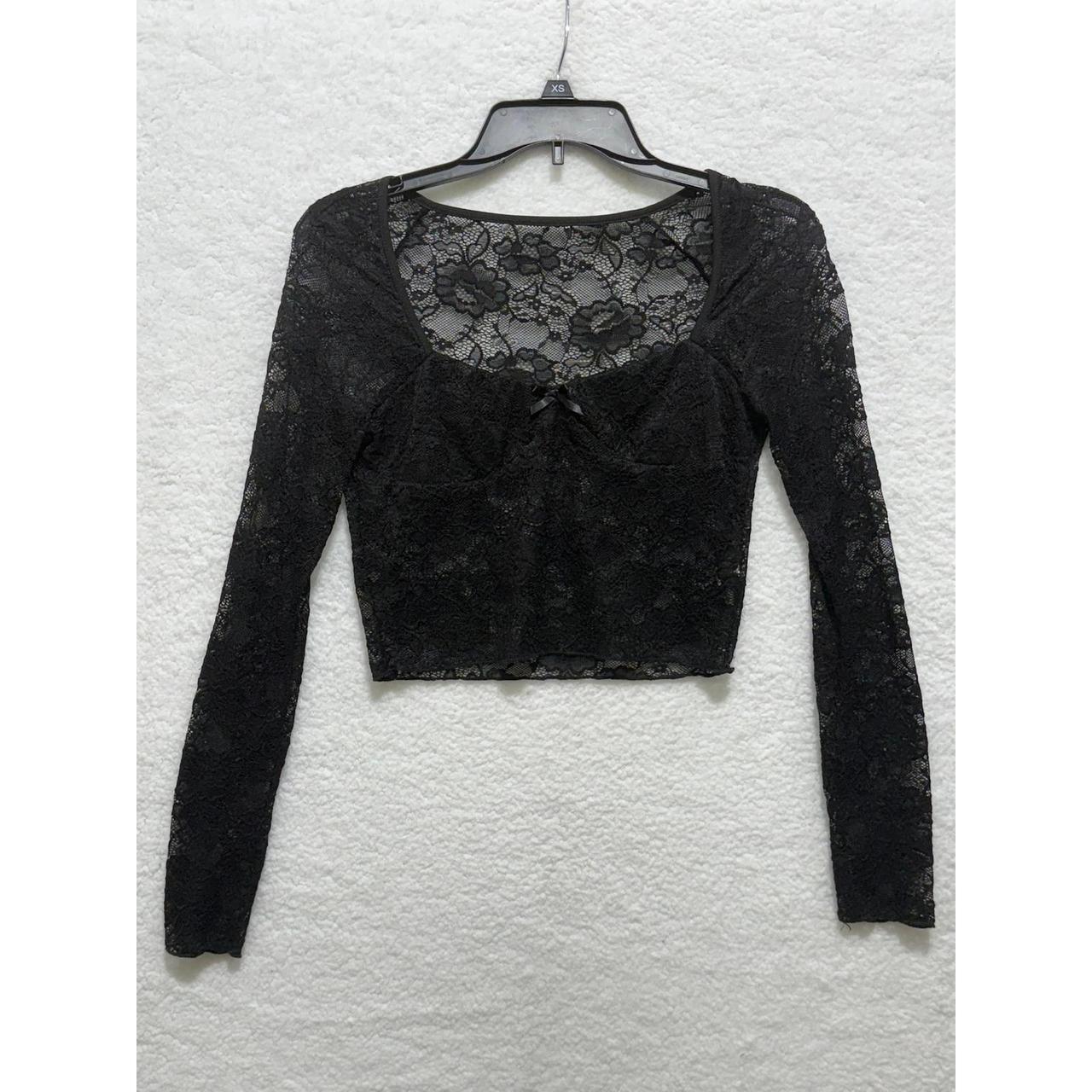 Source Unknown Women's Crop top - Black - S – Bla… - image 2