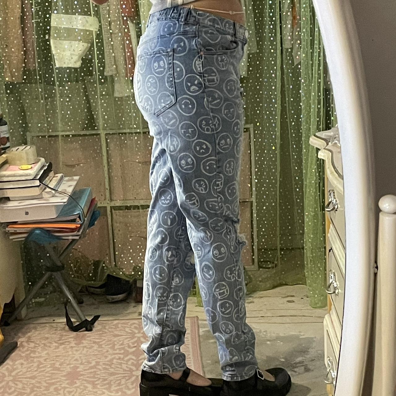 Emoji jeans - Gemma Rae - Depop