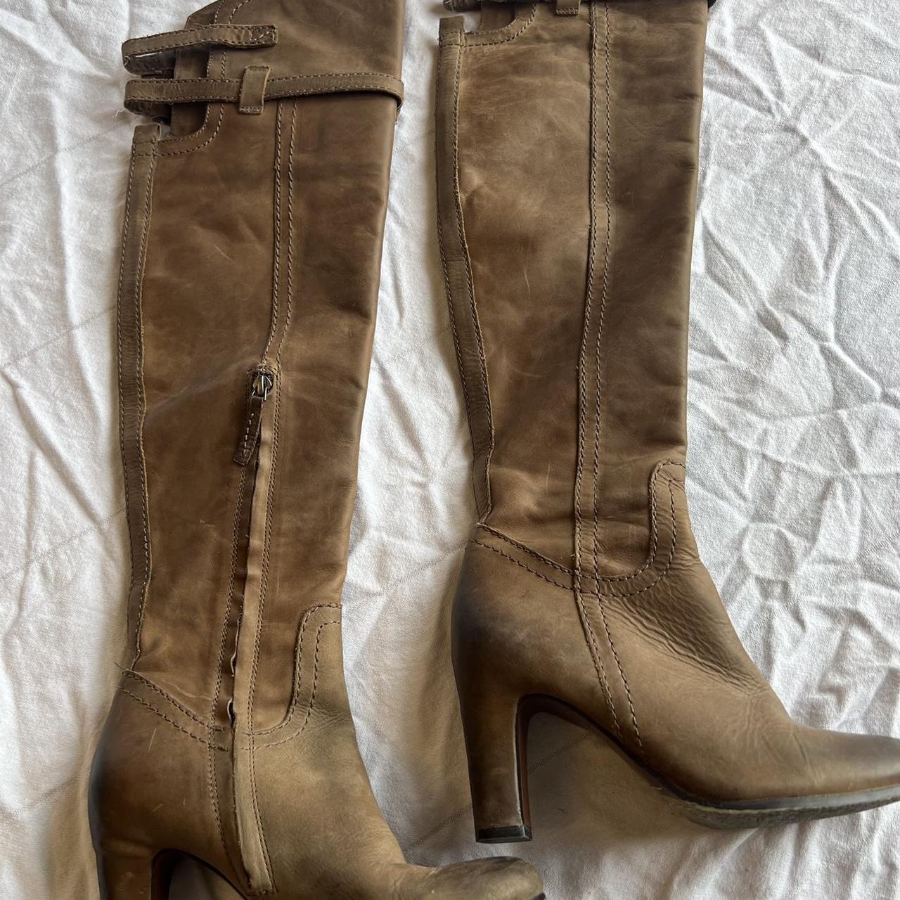 Sam edelman over 2024 the knee leather boots