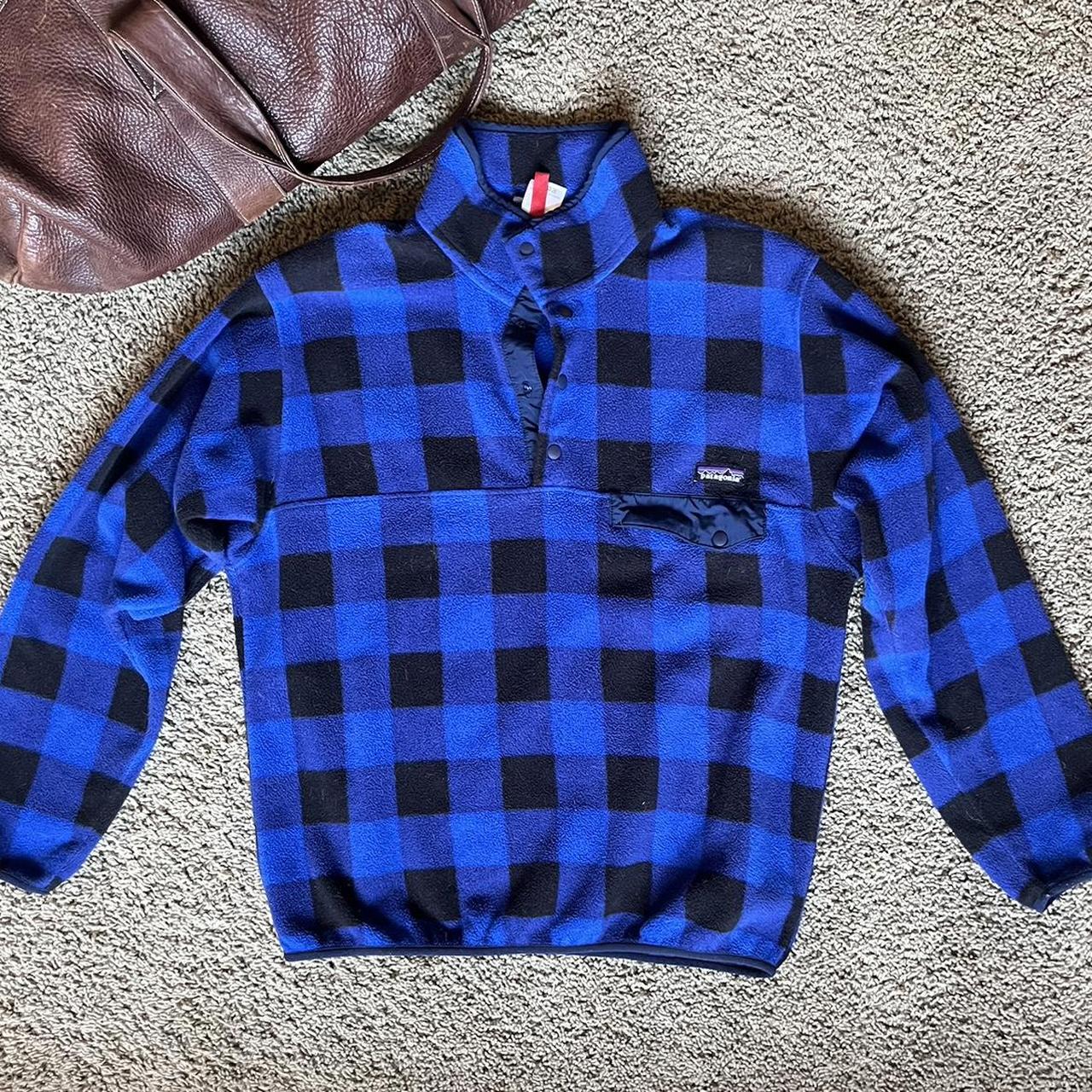 Patagonia Buffalo outlet Plaid Synchilla (Large)