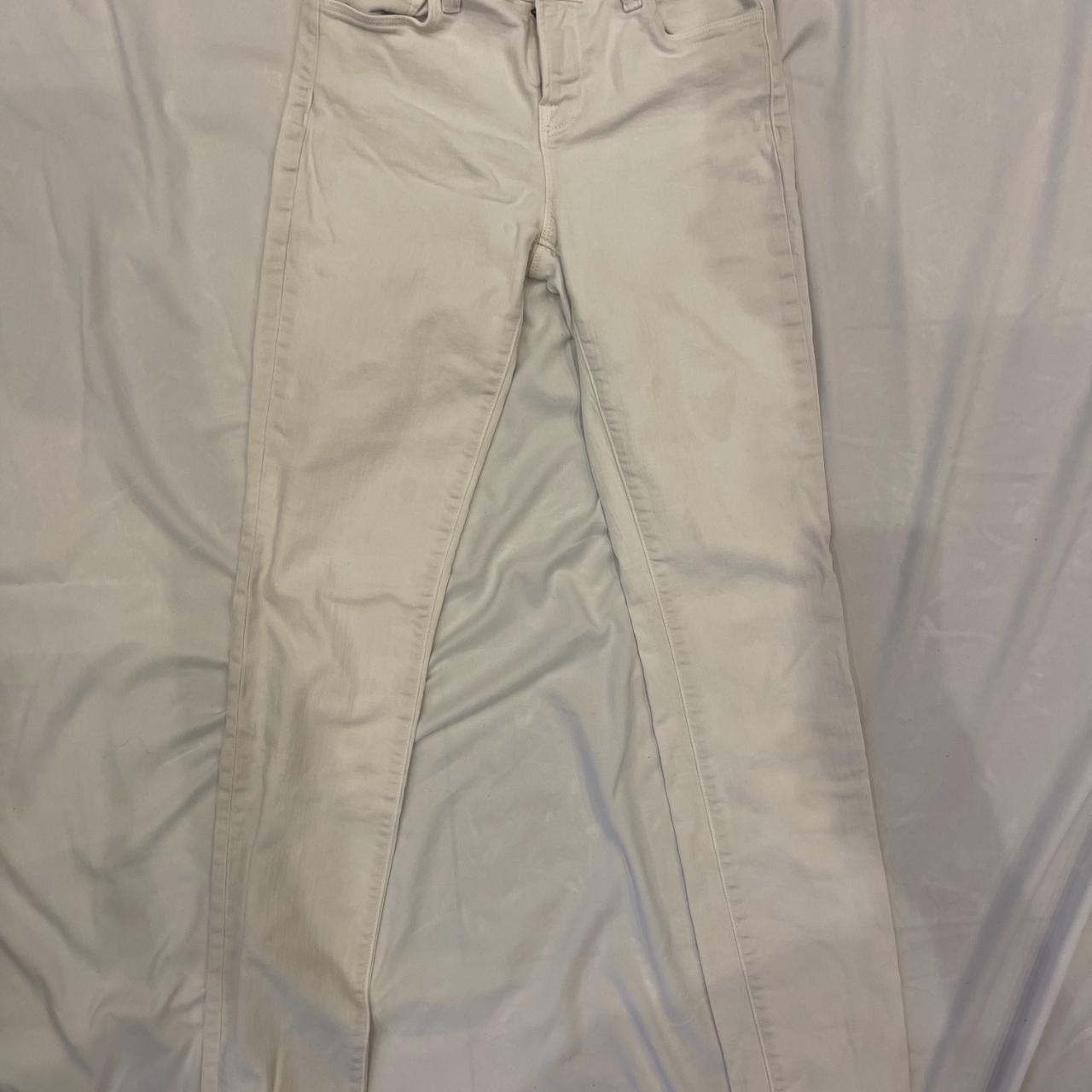 white J brand jeans size 26 skinny - Depop