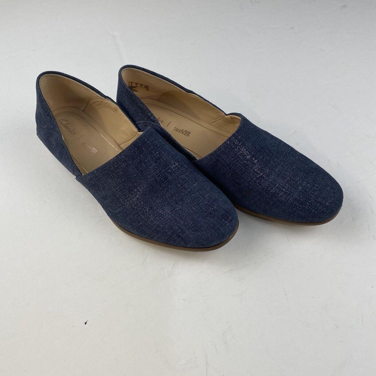 Clarks pure tone navy hotsell