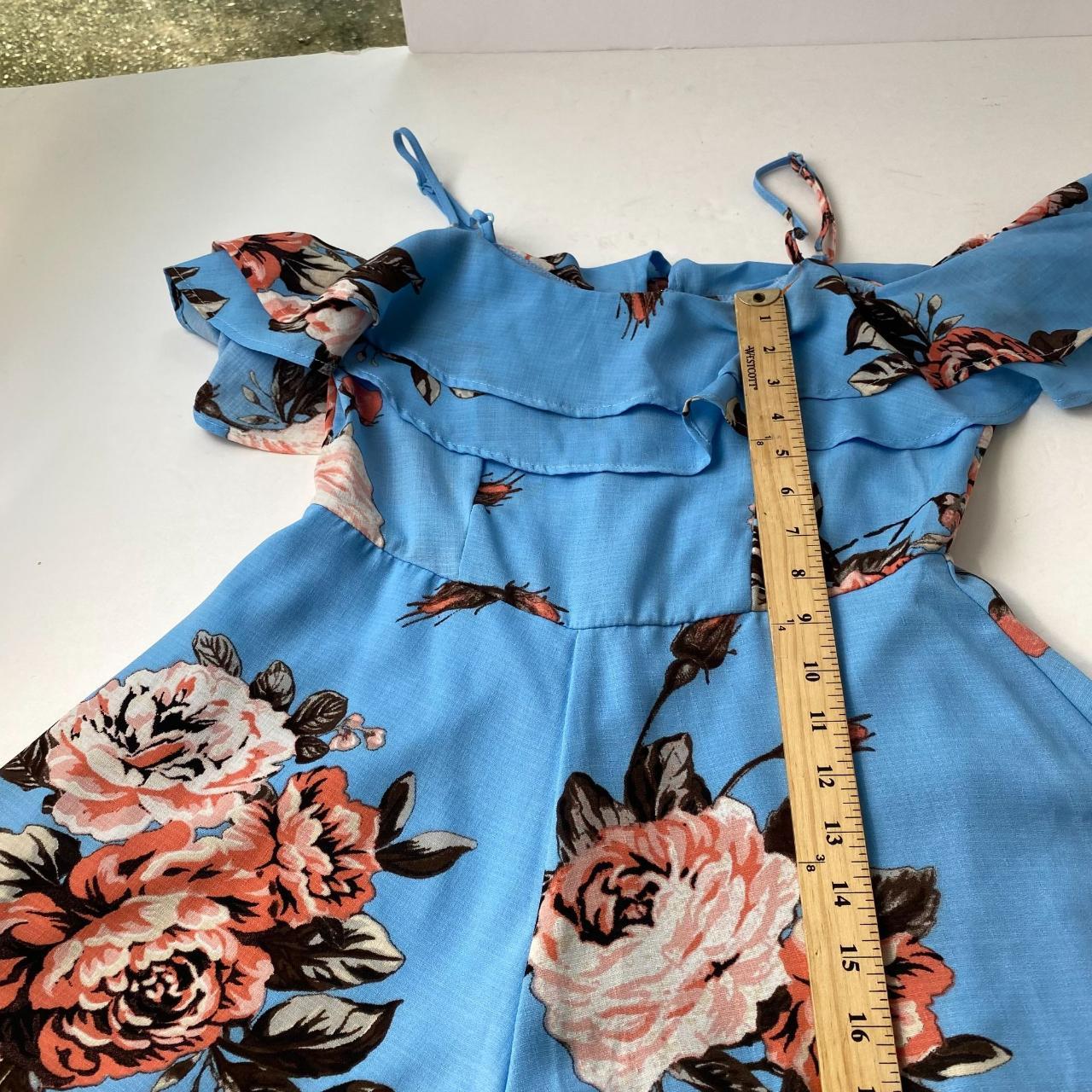 Charlotte russe blue romper shop