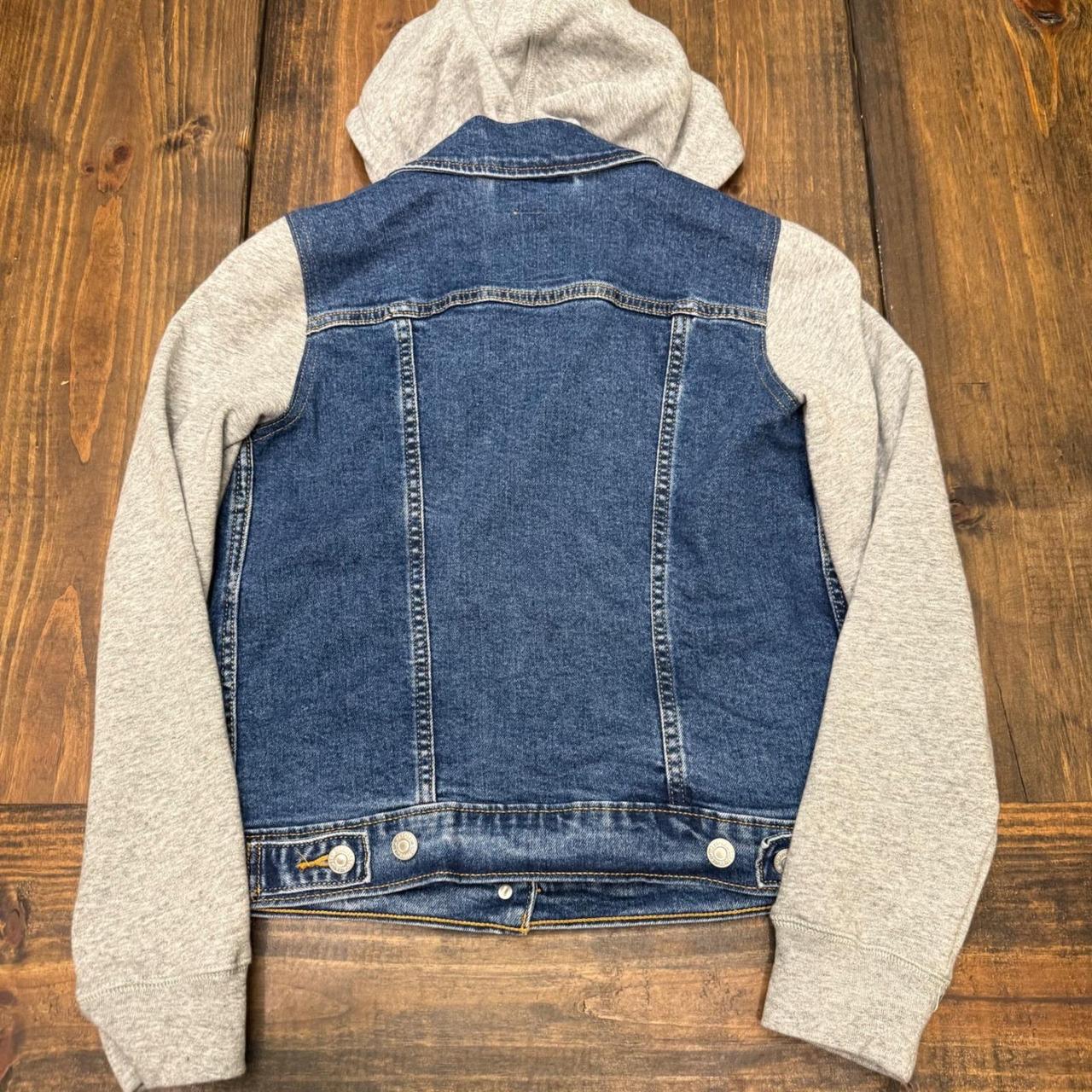 Preloved Women's Lightweight Jacket - Blue/Grey -… - image 7